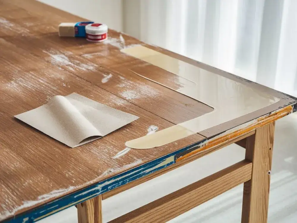 Zdjęcie Odnowienie stołu z płyty: Praktyczny przewodnik DIY krok po kroku
